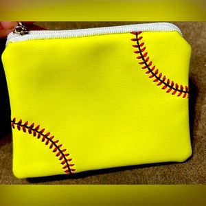 New—Softball Coin Purse